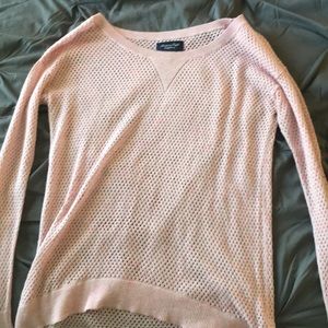 pink american eagle sweater in  only worn once